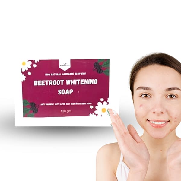 Beetroot Skin Whitening Soap - Chemical Free Soap - 120 Grams